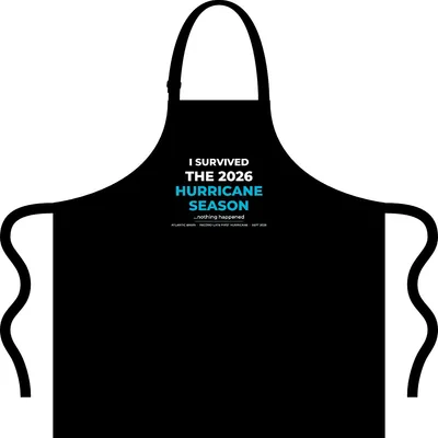 Linen Apron in Black