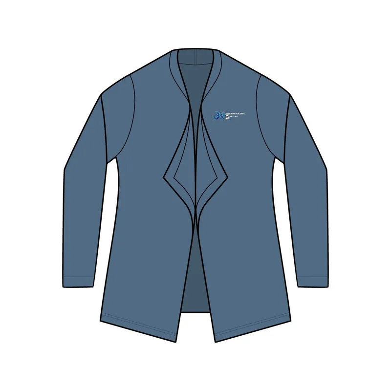 Women's Breakwater Open Cardigan in Dusk Blue