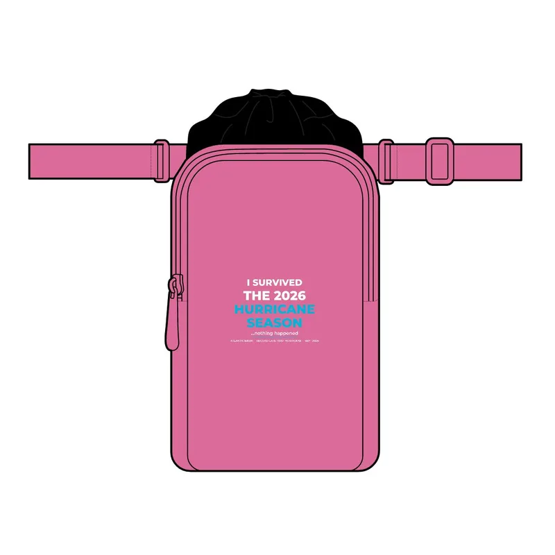 Matte Oxford Hydration Crossbody in Awareness Pink