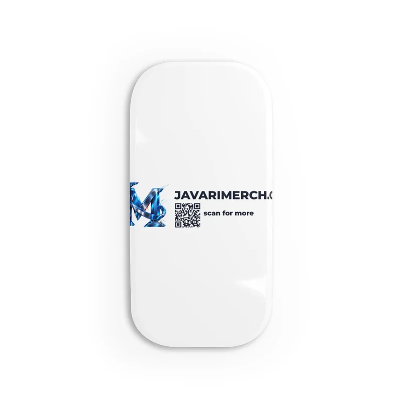 Phone Click-On Grip in White