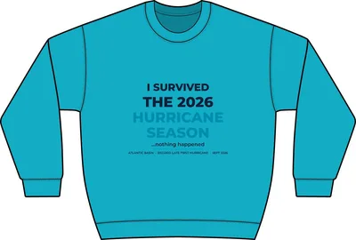 Unisex Reclaimist Fiber Crewneck Sweatshirt in Tidal Blue