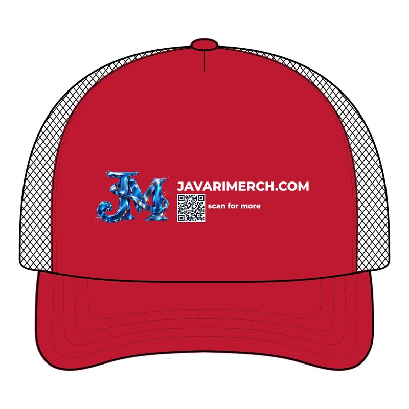 5-Panel Snapback Cap in Red