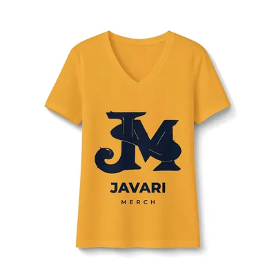 Women's Tri-Blend V-Neck Tee in Orange You Fancy