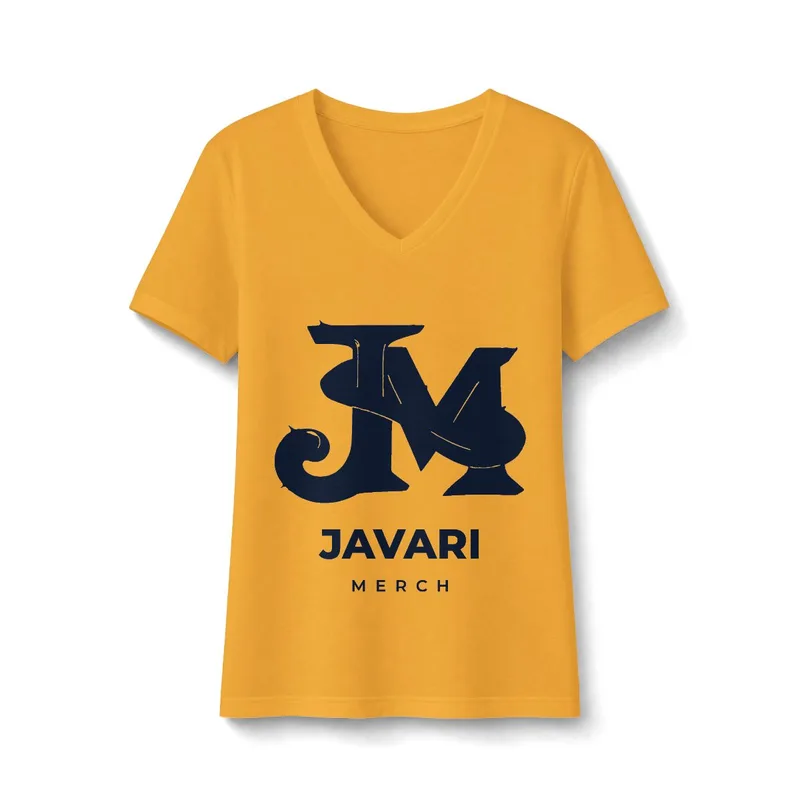 Women's Tri-Blend V-Neck Tee in Orange You Fancy