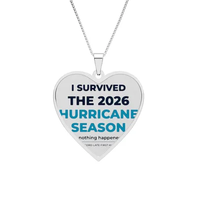 Heart Frame Photo Pendant in Stainless Steel