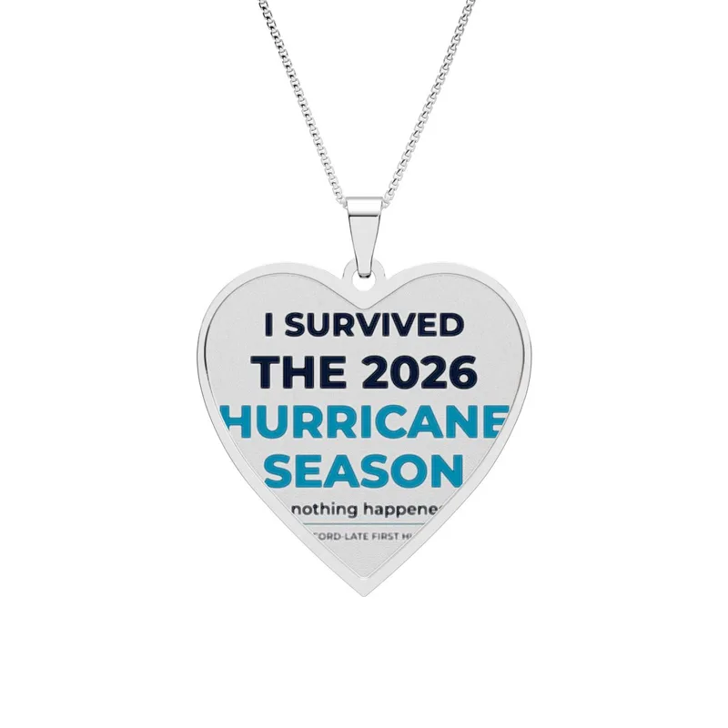 Heart Frame Photo Pendant in Stainless Steel
