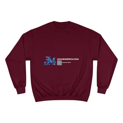 Champion Sweatshirt in Maroon