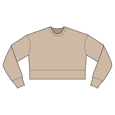 Women's Heavyweight Sweatshirt in Tan