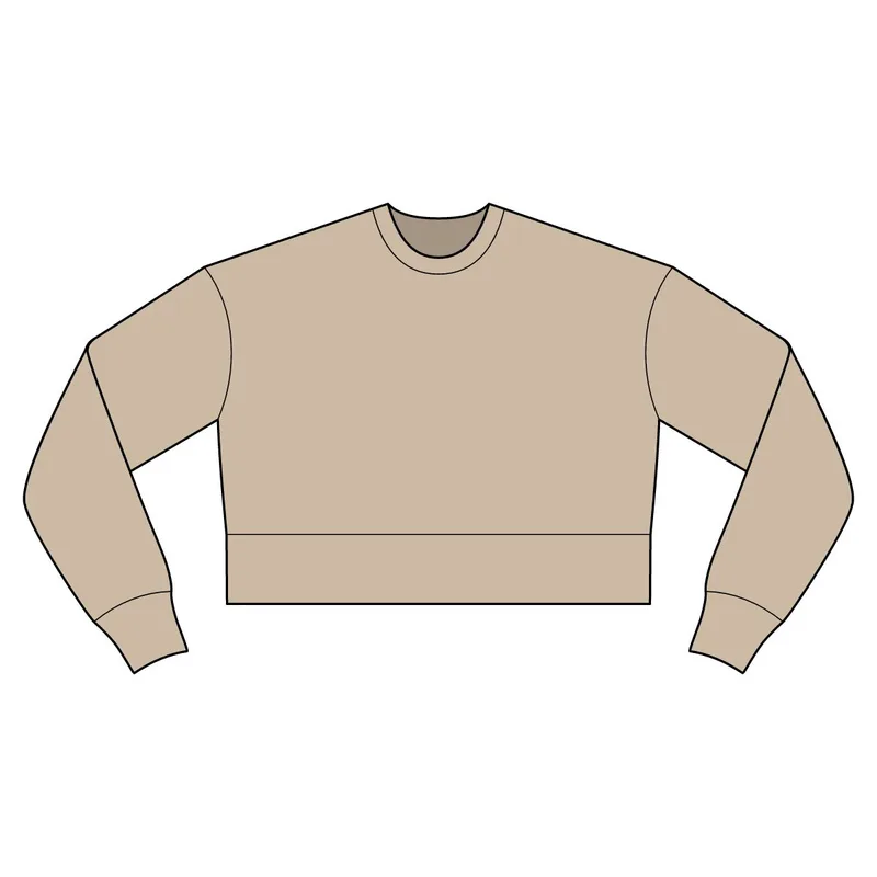 Women's Heavyweight Sweatshirt in Tan