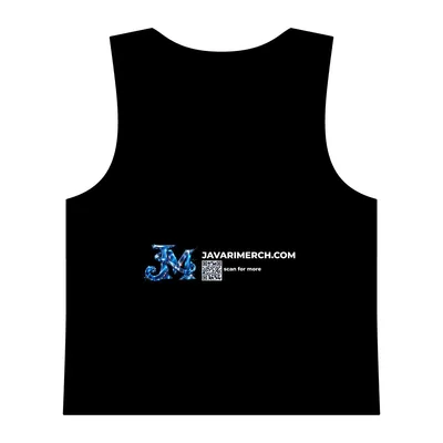 Women's Active Crop Tank in Black