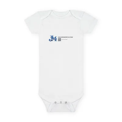 Baby Short Sleeve Onesie® in White