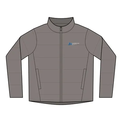 Women's Puffer Jacket in Shadow Grey