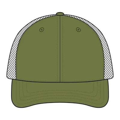 Icon Trucker Cap in Army