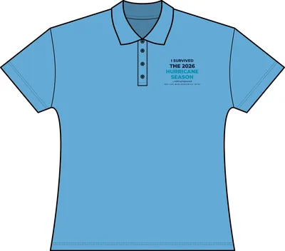 Women's Saratoga Performance Mini Mesh Polo in Bimini Blue