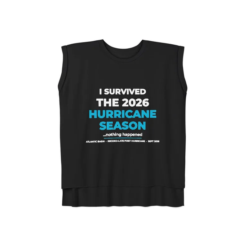 Women’s Flowy Rolled Cuffs Muscle Tee in Black