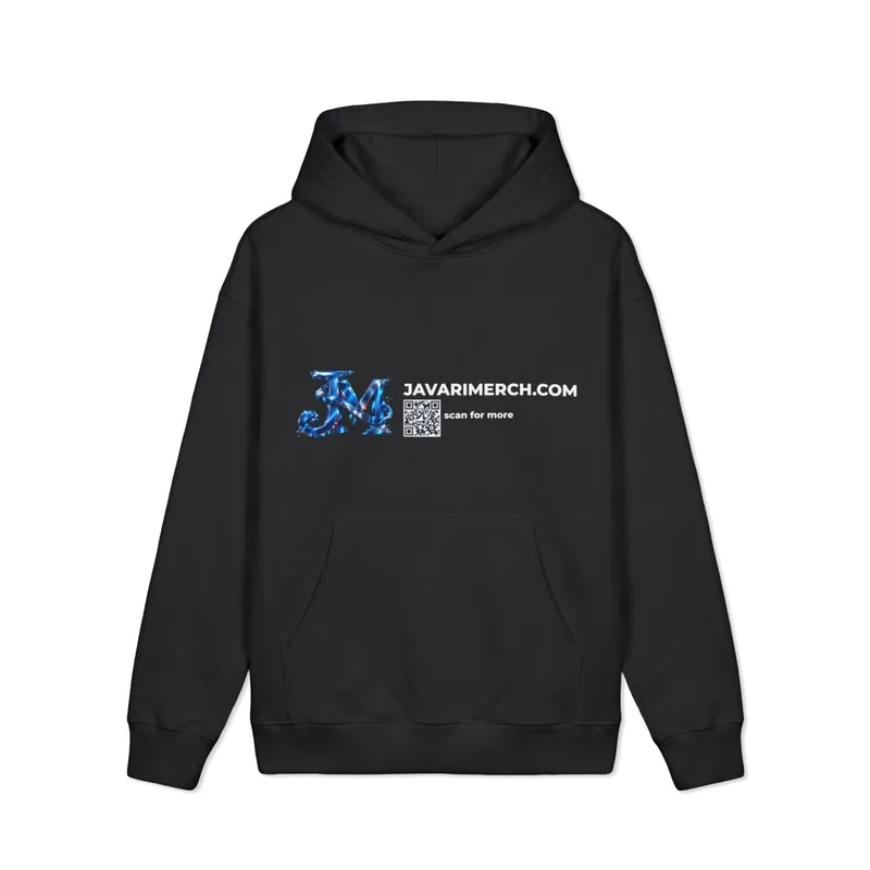 Unisex Mainstreet Heavyweight Hooded Sweatshirt in Black