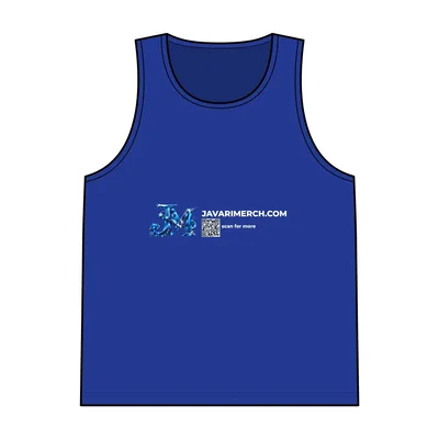 PosiCharge Reversible Mesh Tank in True Royal/ White