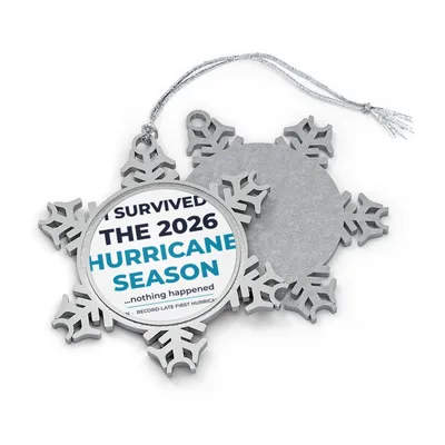 Pewter Snowflake Ornament