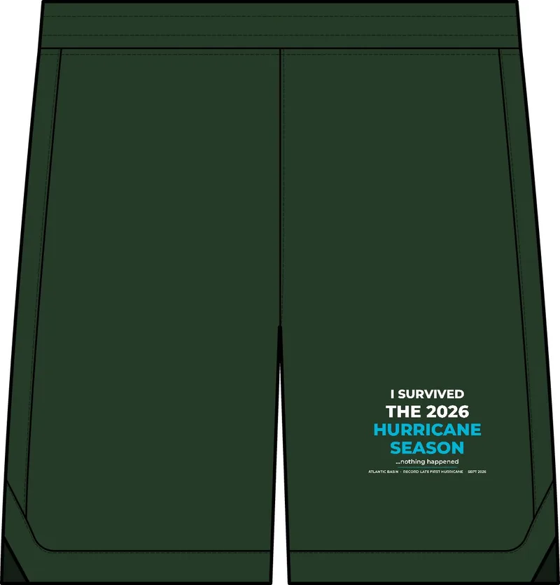 Rival Basketball 7'Short in Forest Green/ White