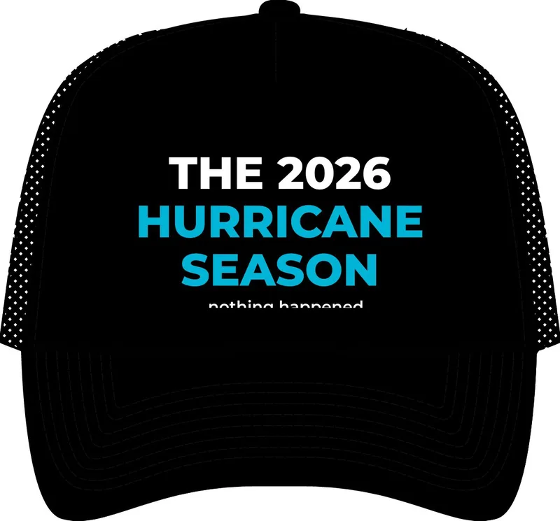 Five-Panel Trucker Cap in Black