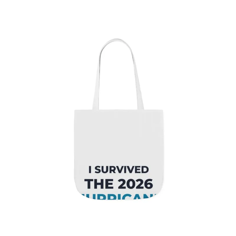 Canvas Tote Bag, 5-Color Straps in Beige