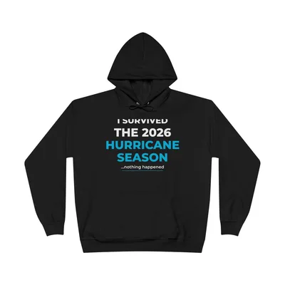 Unisex EcoSmart® Pullover Hoodie Sweatshirt in Black