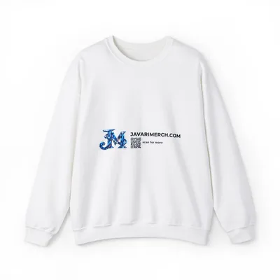 Adult Crewneck Sweatshirt in White