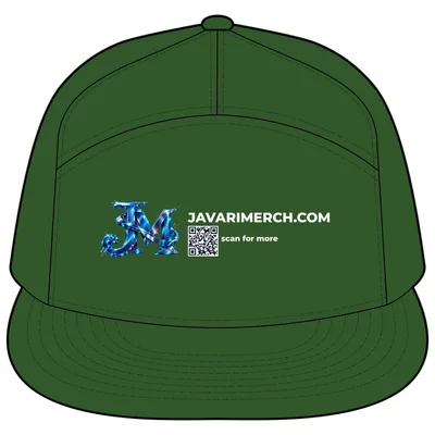 Printed 7-Panel Trucker in Bark Duck Camo/ Brown