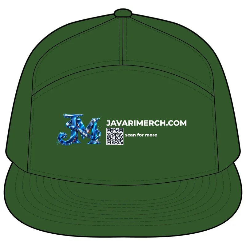 Printed 7-Panel Trucker in Bark Duck Camo/ Brown