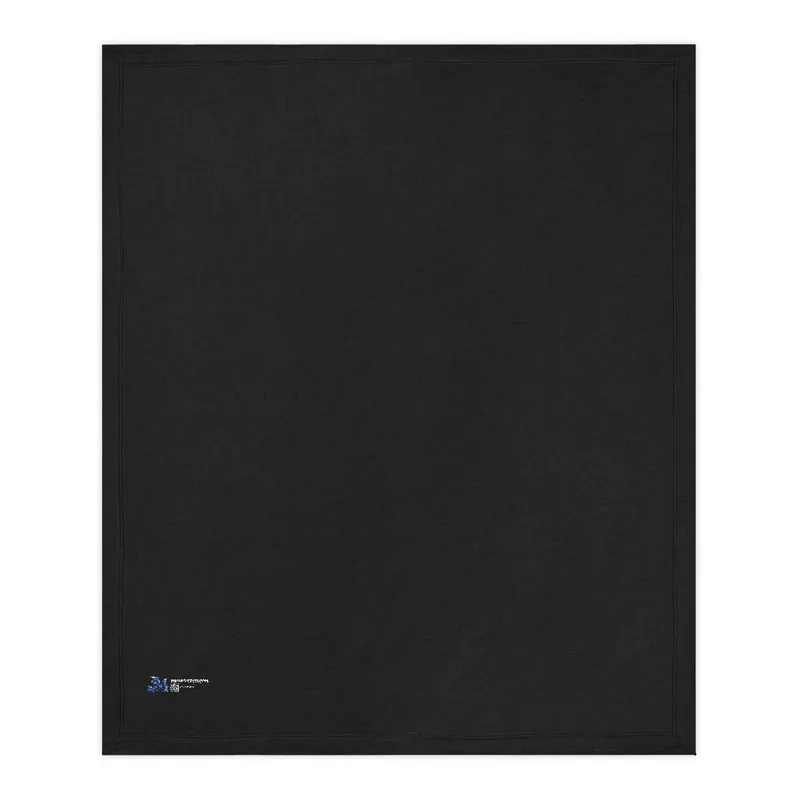 Stadium Blanket (Embroidery) in Black
