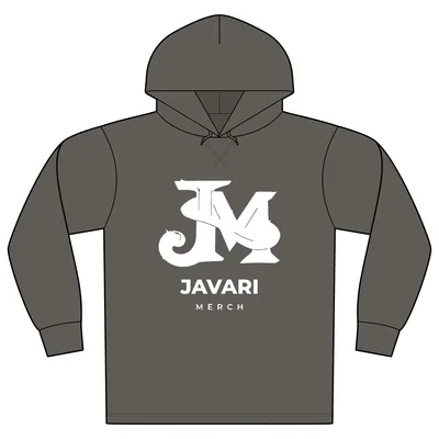 Unisex Mineral Dye Organic Cotton Hoodie Tee in Driftwood Grey