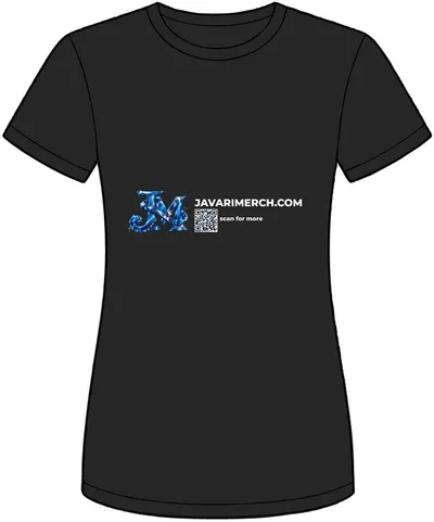 Women's Fine Jersey Classic Fit T-Shirt in Black