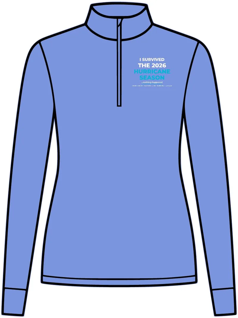Women's Exchange 1.5 Long Sleeve 1/2-Zip in True Royal Heather