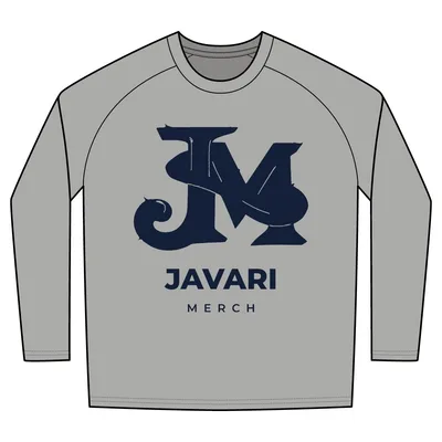 Unisex Tri-Blend Long Sleeve Colorblock Raglan in Aluminum Grey/ Bright White