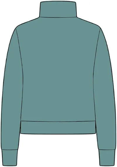 Women's V.I.T. Fleece 1/2-Zip in Eucalyptus Blue