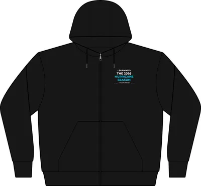 Women's PosiCharge Tri-Blend Wicking Fleece Full-Zip Hooded Jacket in Black Triad Solid