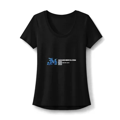 Women's Flex Scoop Neck Tee in Black