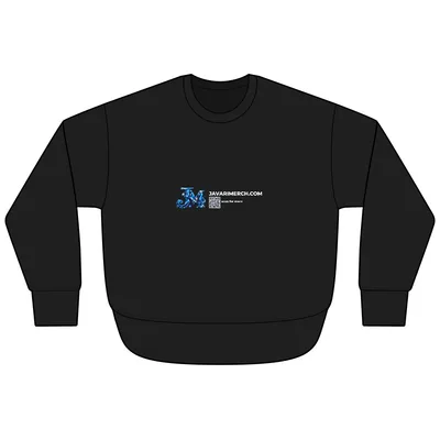 Women's Weekend Fleece Crewneck Sweatshirt in Black Leopard