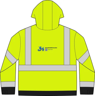 ANSI 107 Class 3 Economy Waterproof Insulated Bomber Jacket in Safety Yellow