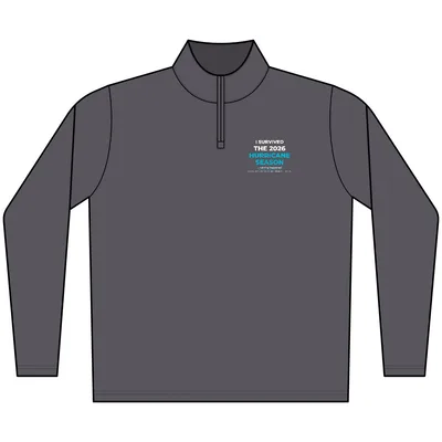 Men's Pro-Lock Performance Quarter-Zip Pullover in Charcoal