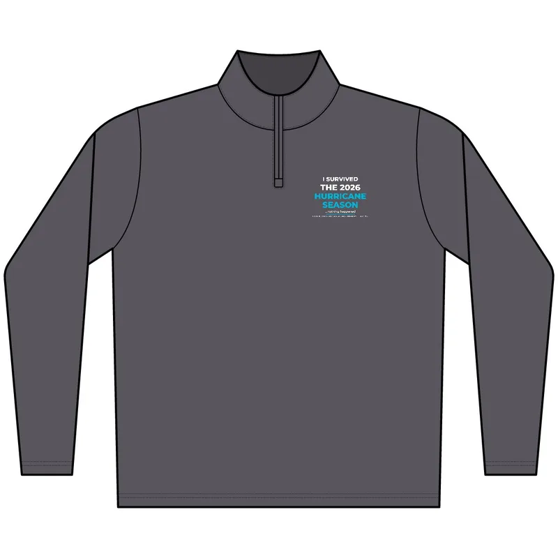 Men's Pro-Lock Performance Quarter-Zip Pullover in Charcoal