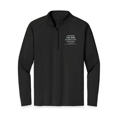 Men's Sport-Wick® Stretch Quarter-Zip Pullover (Embroidery) in Black