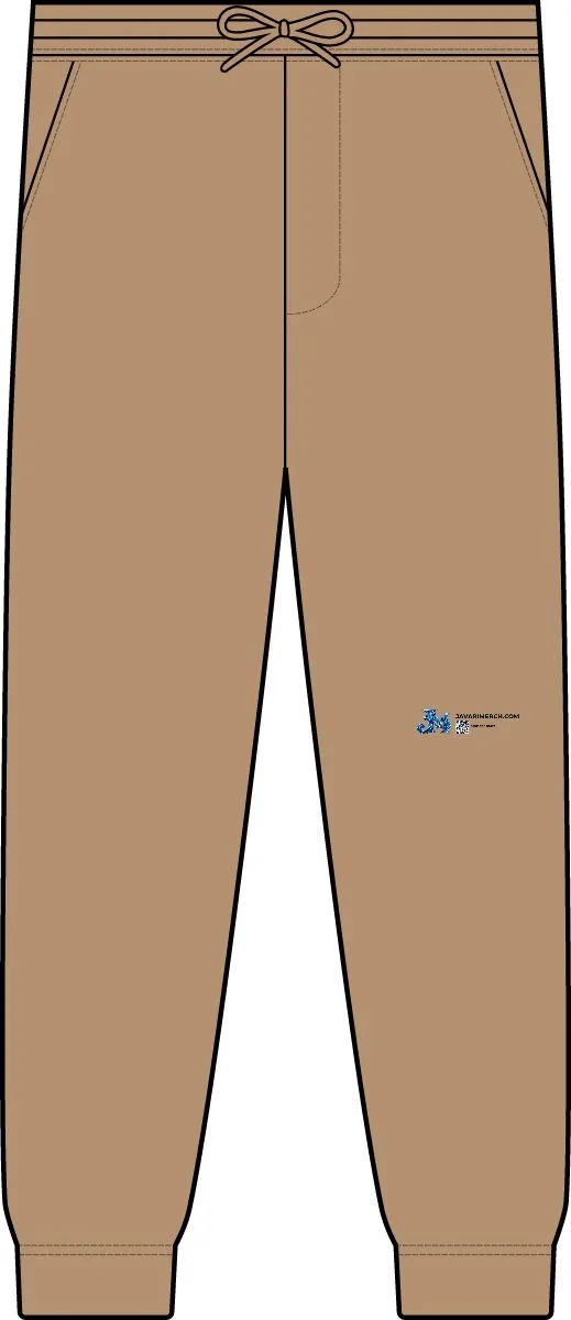 Men's Midweight Fleece Sweatpants in Sandstone